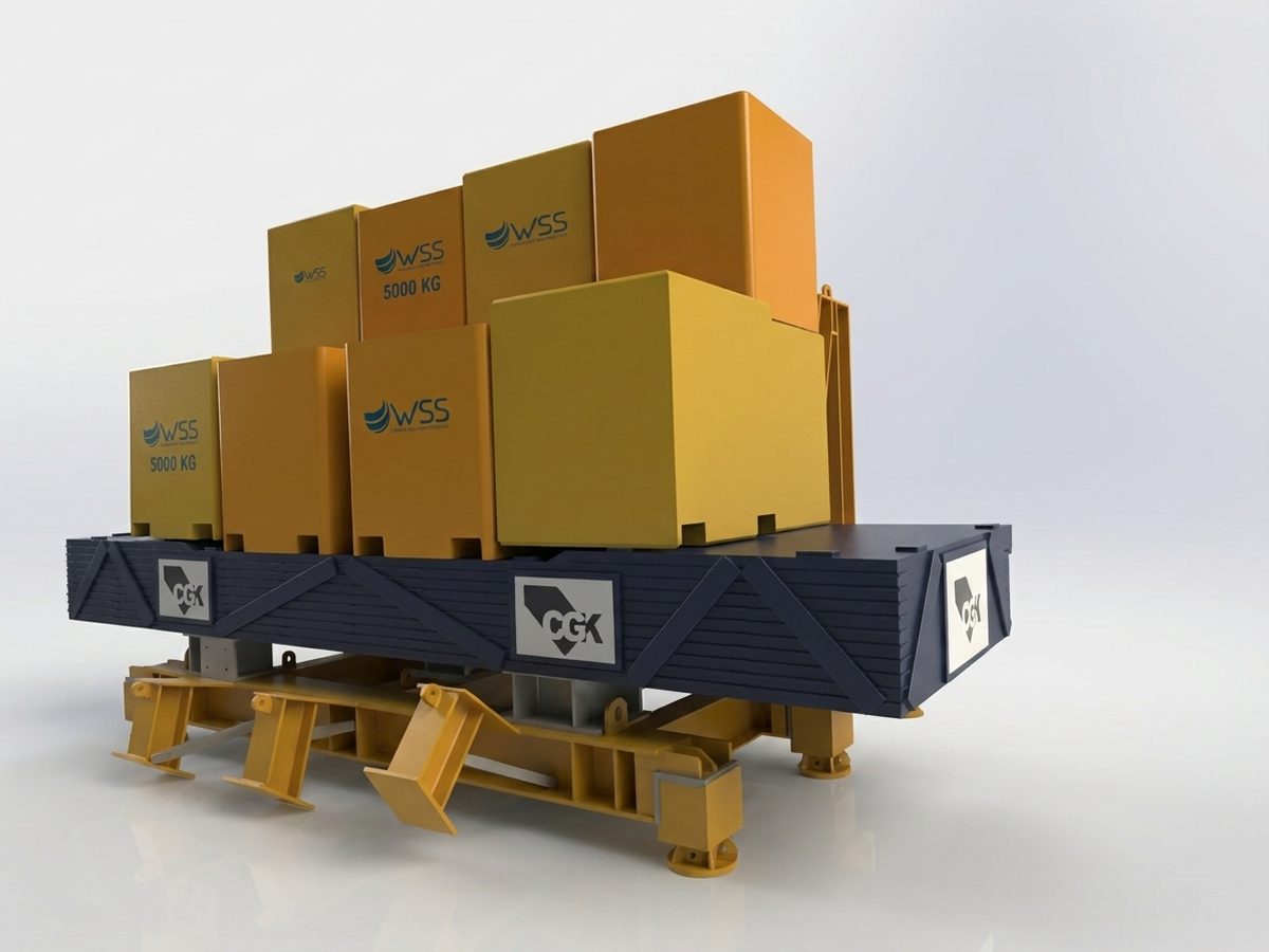 Modelo 3D de la plataforma para electroimán