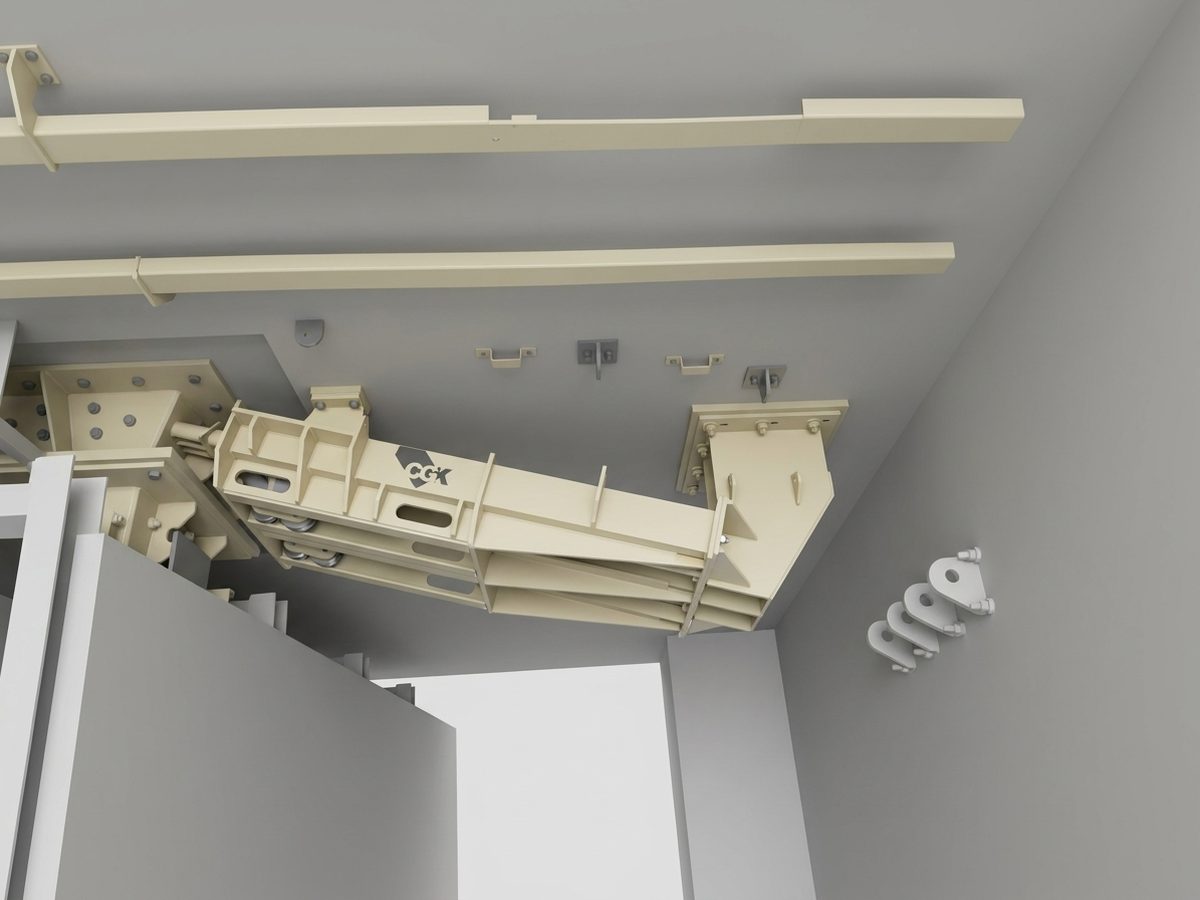 Modelo 3D CAD del mecanismo de lápices hidráulicos