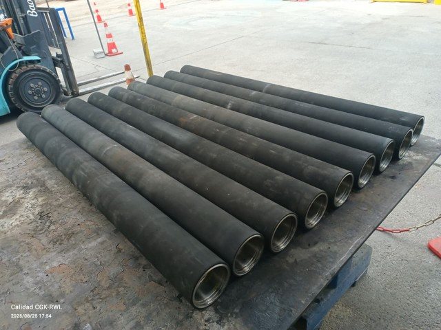 Polines revestidos para filtros Larox listos para entrega